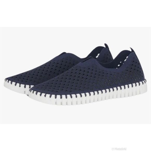 Ilse Jacobsen Tulip 139 Perforated Slip-On Sneaker Shoe - Picture 1 of 9